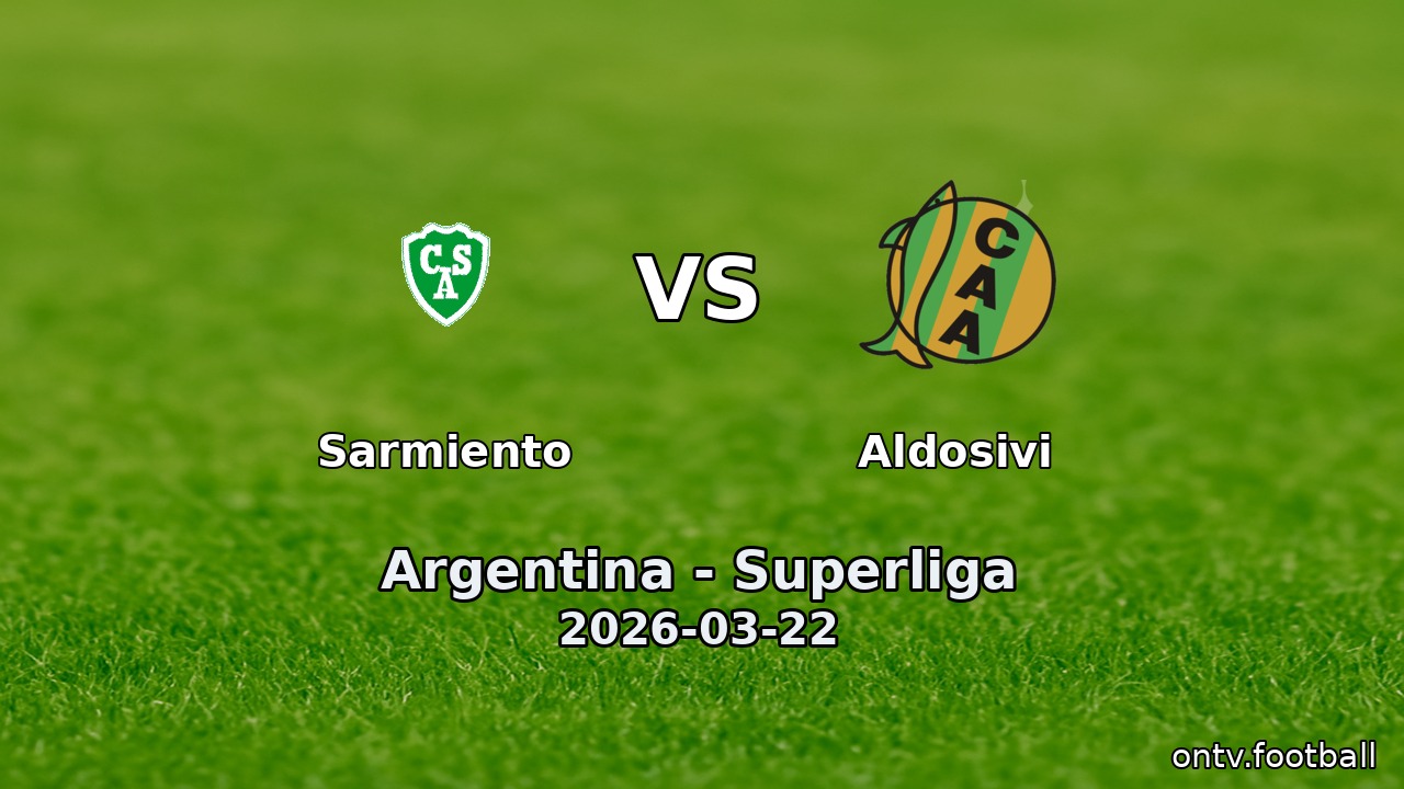 Sarmiento vs Aldosivi