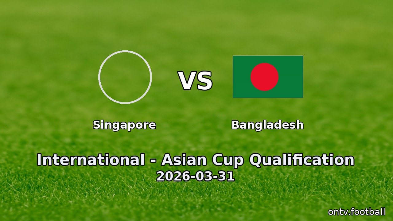 Singapore vs Bangladesh