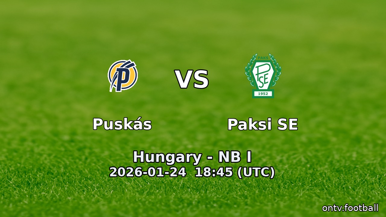 Puskás vs Paksi SE