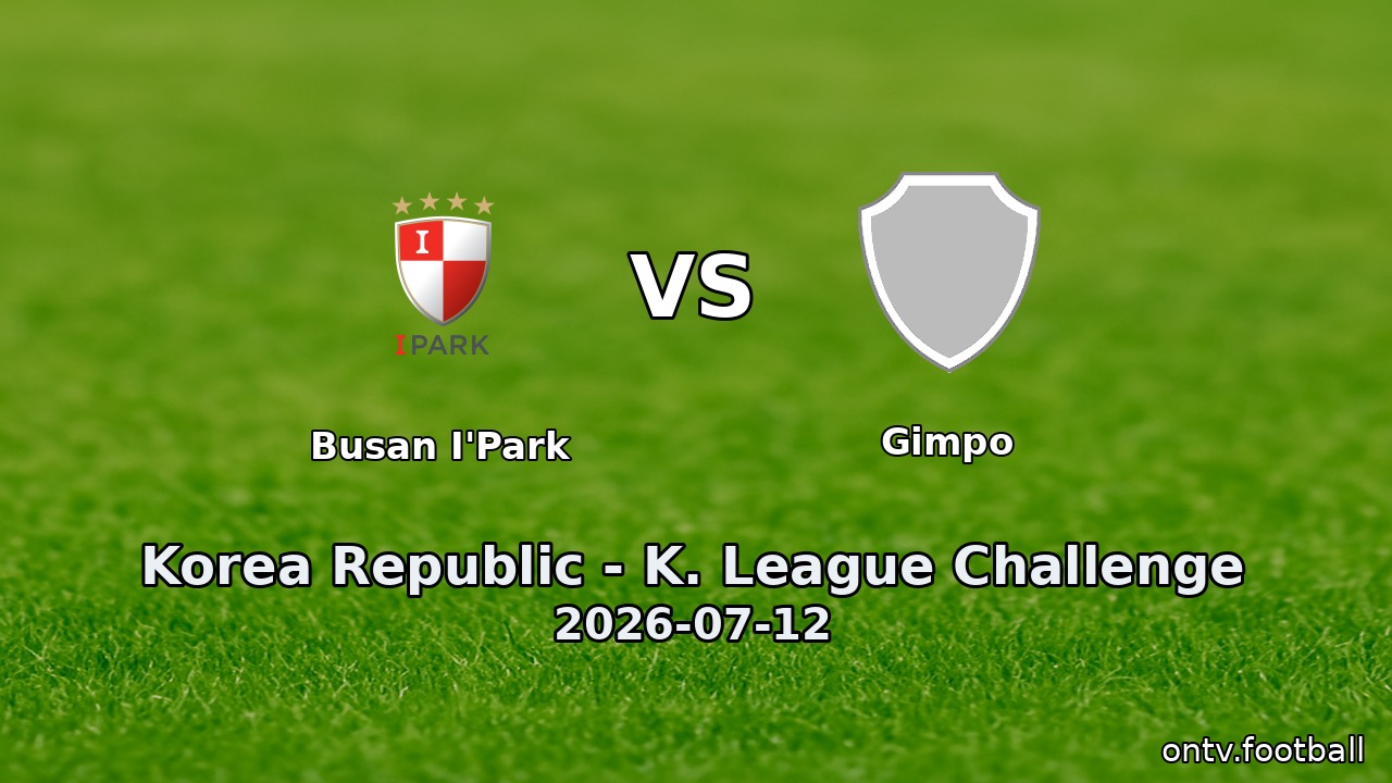 Busan I'Park vs Gimpo