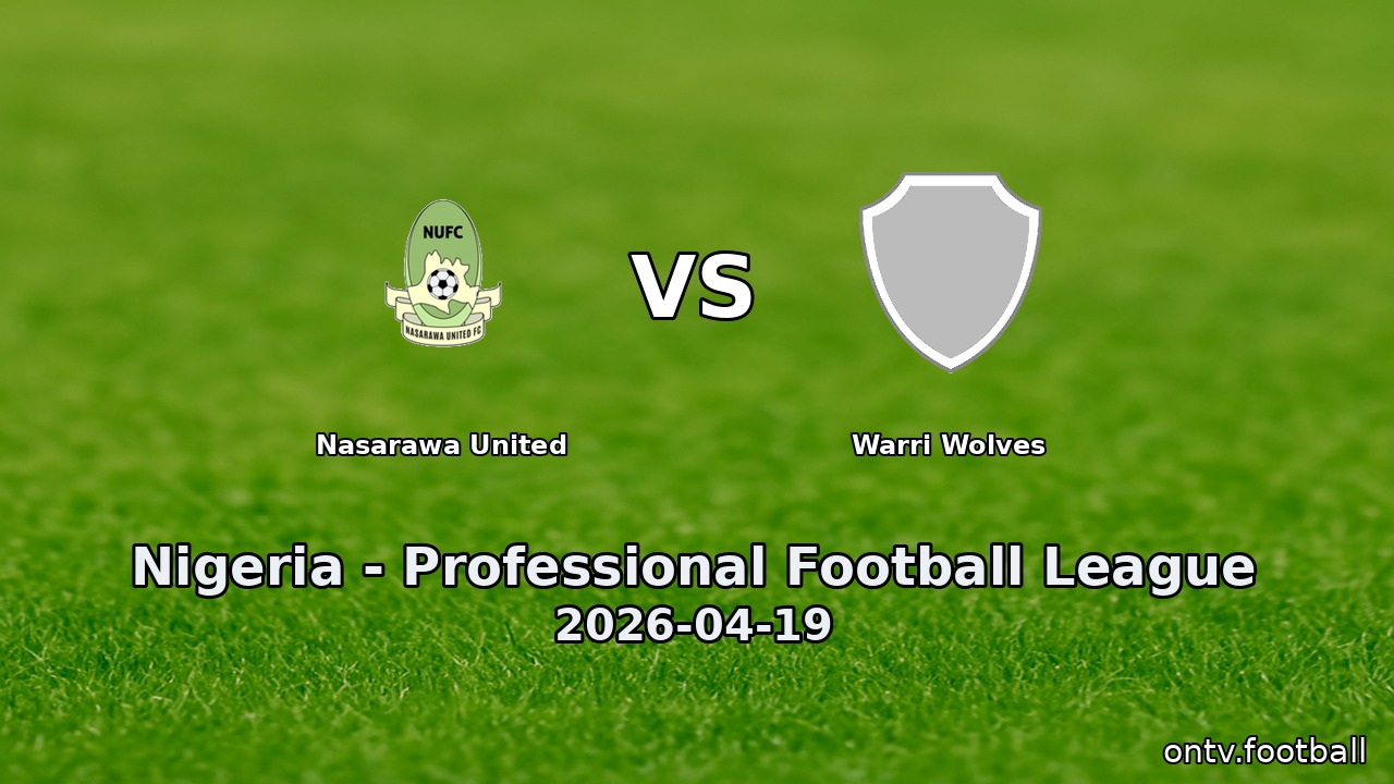 Nasarawa United vs Warri Wolves