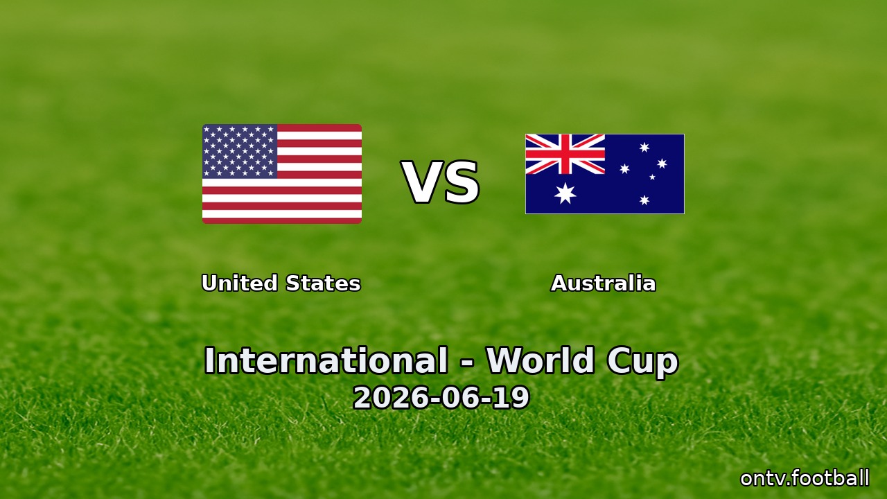 United States vs Australia