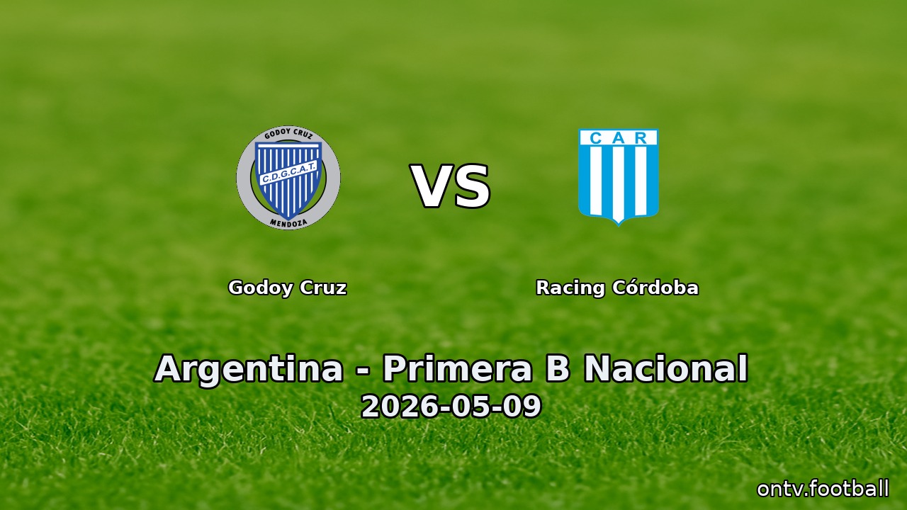 Godoy Cruz vs Racing Córdoba