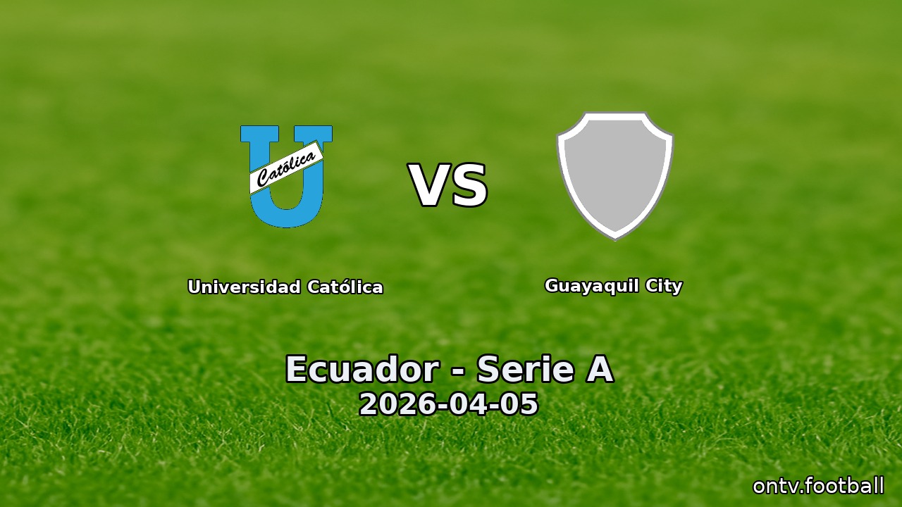Universidad Católica vs Guayaquil City