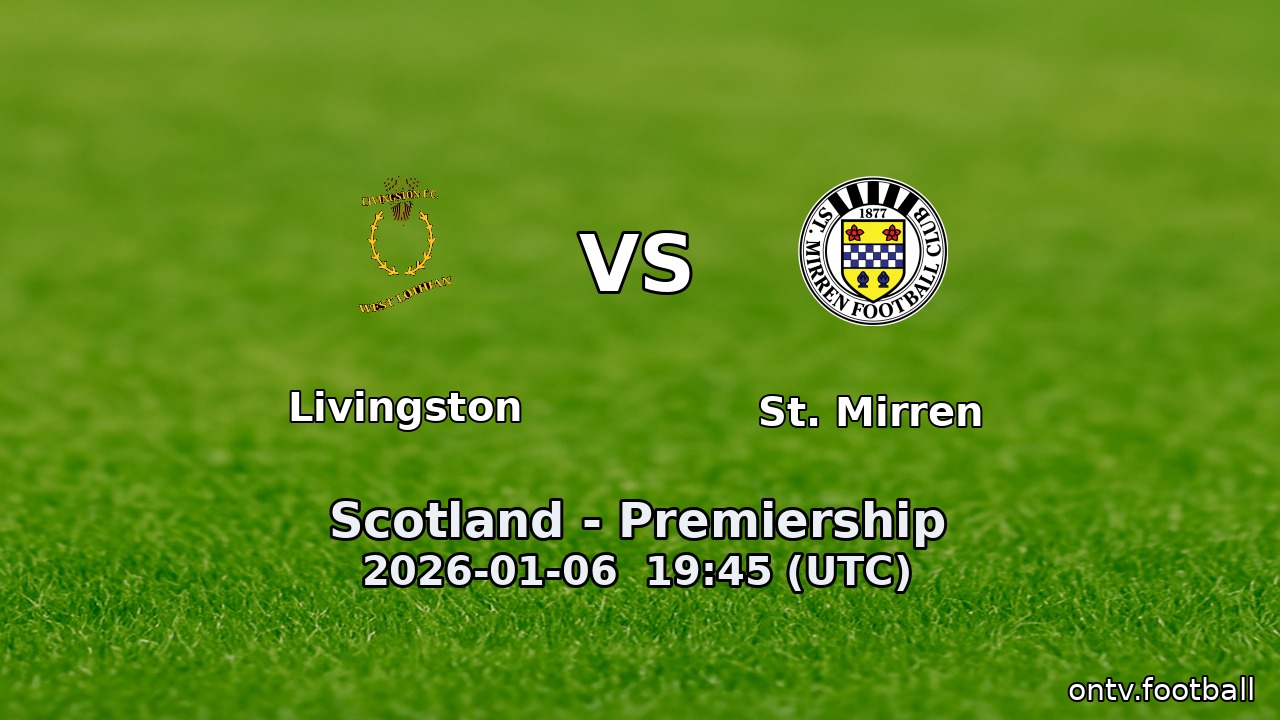 Livingston vs St. Mirren