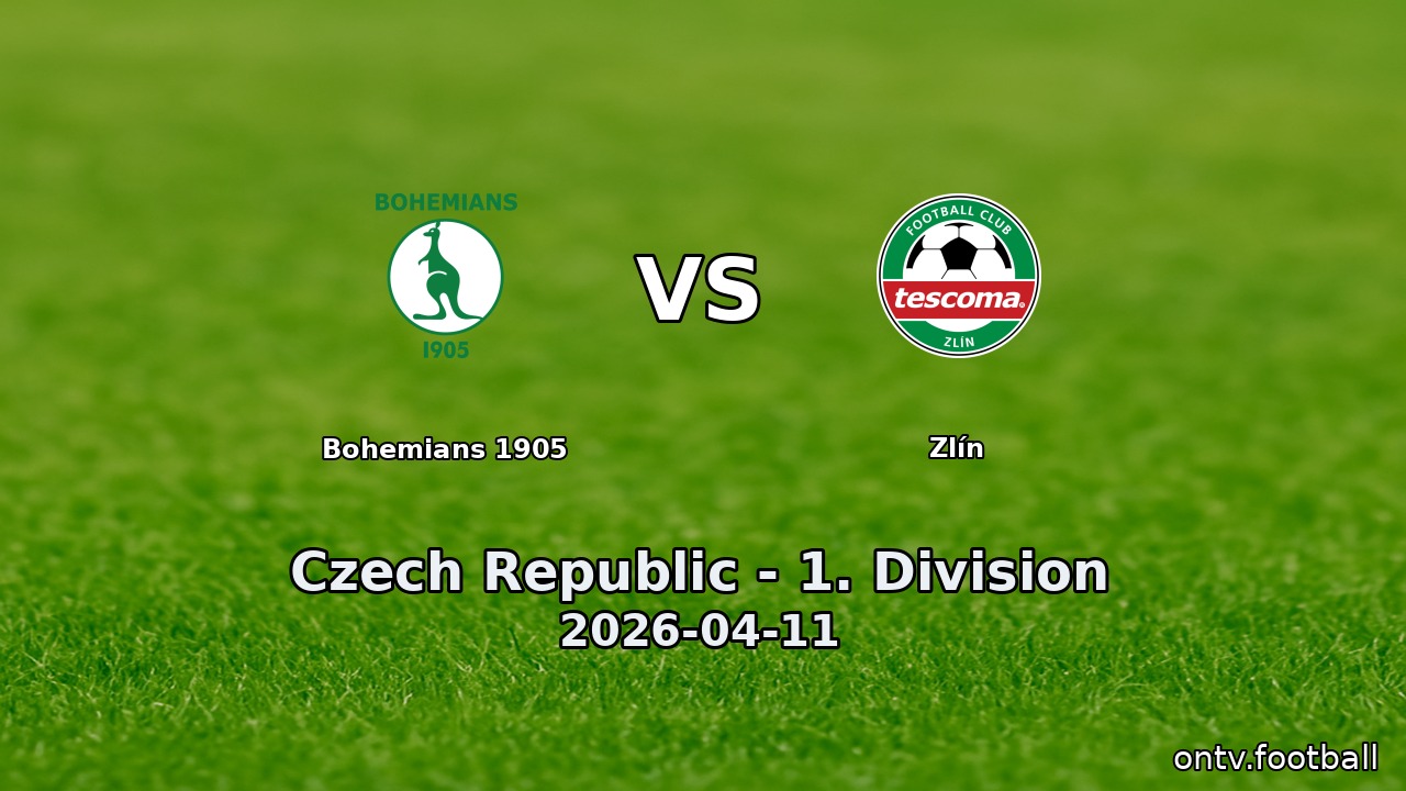 Bohemians 1905 vs Zlín