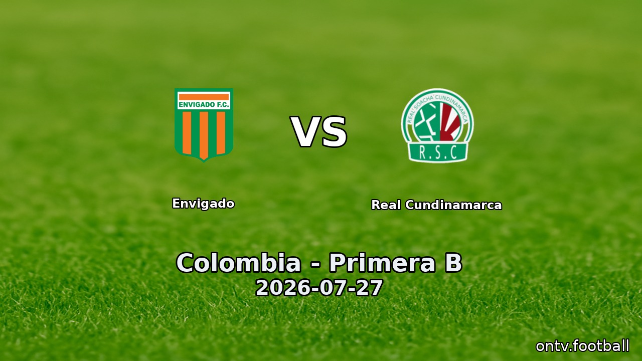 Envigado vs Real Cundinamarca