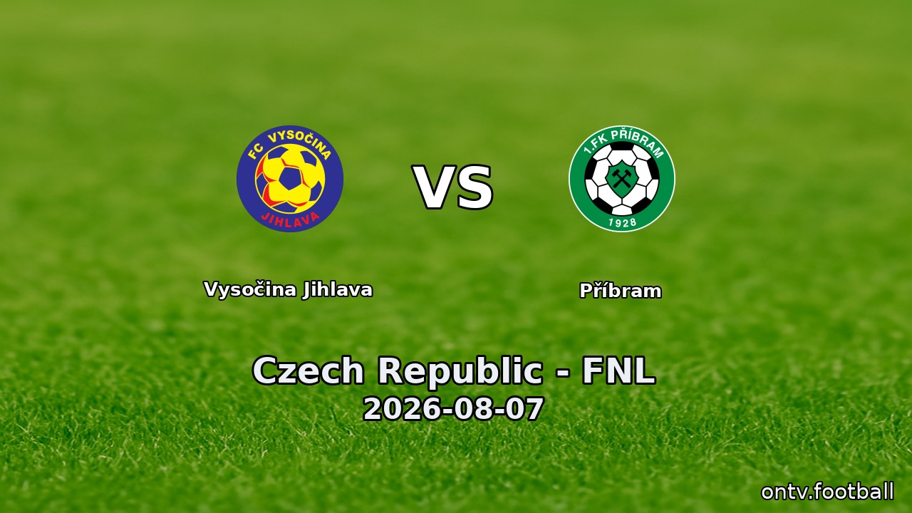 Vysočina Jihlava vs Příbram