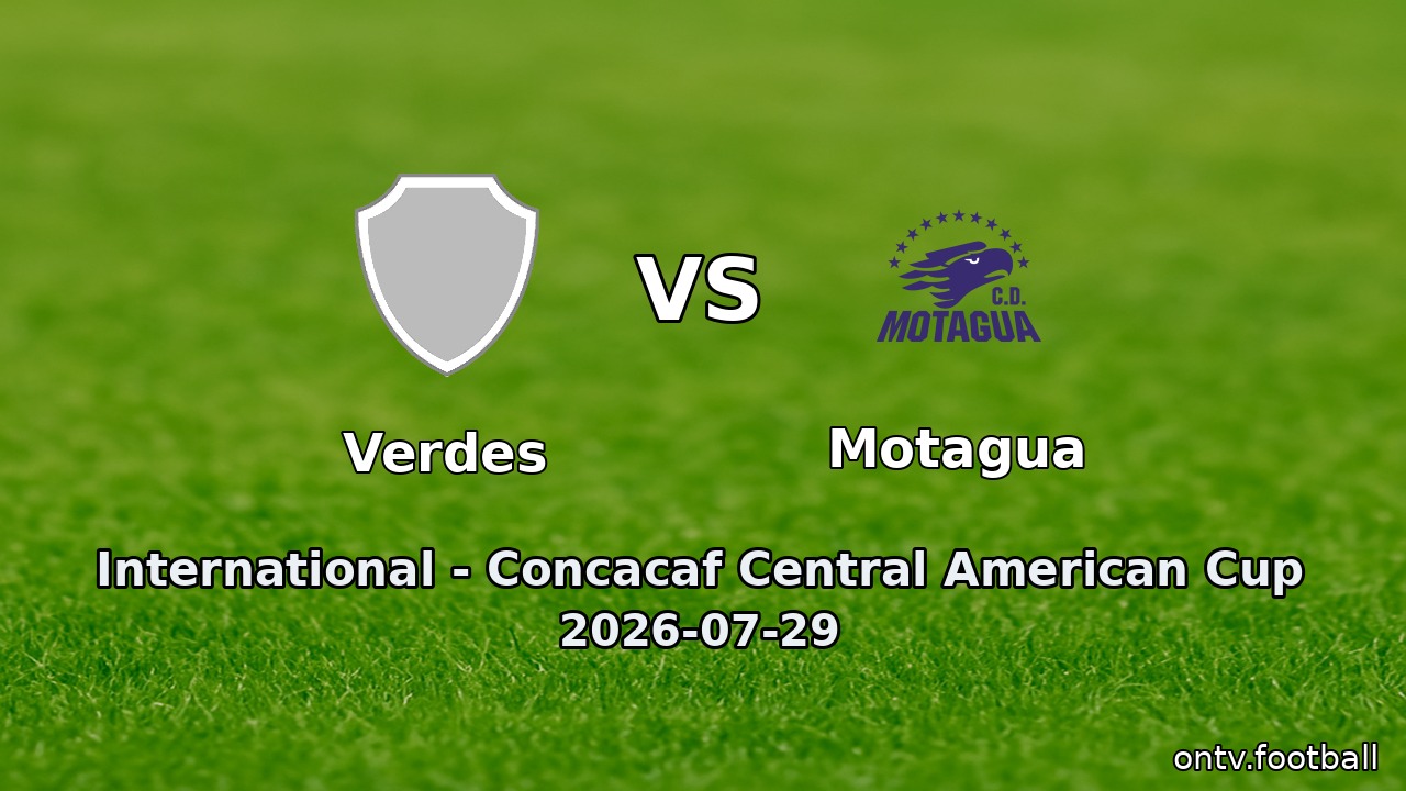 Verdes vs Motagua
