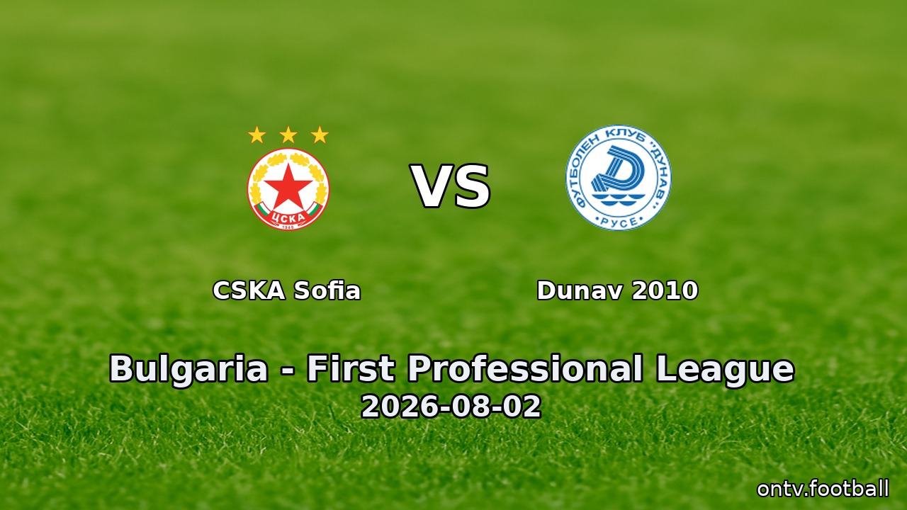 CSKA Sofia vs Dunav 2010