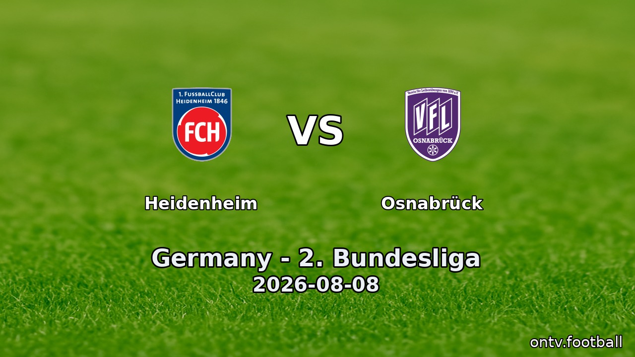 Heidenheim vs Osnabrück