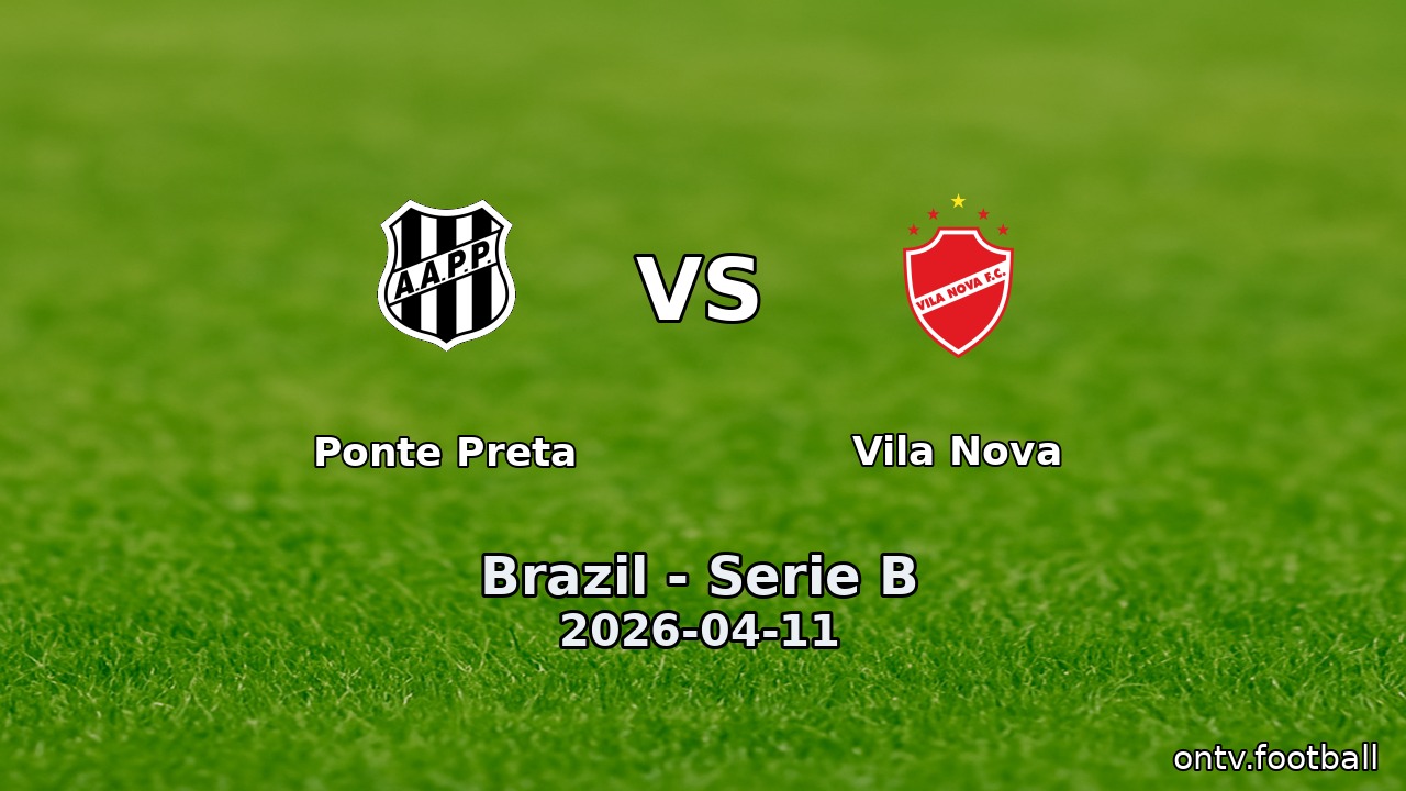 Ponte Preta vs Vila Nova