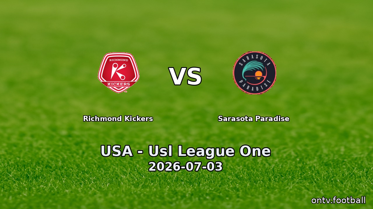 Richmond Kickers vs Sarasota Paradise