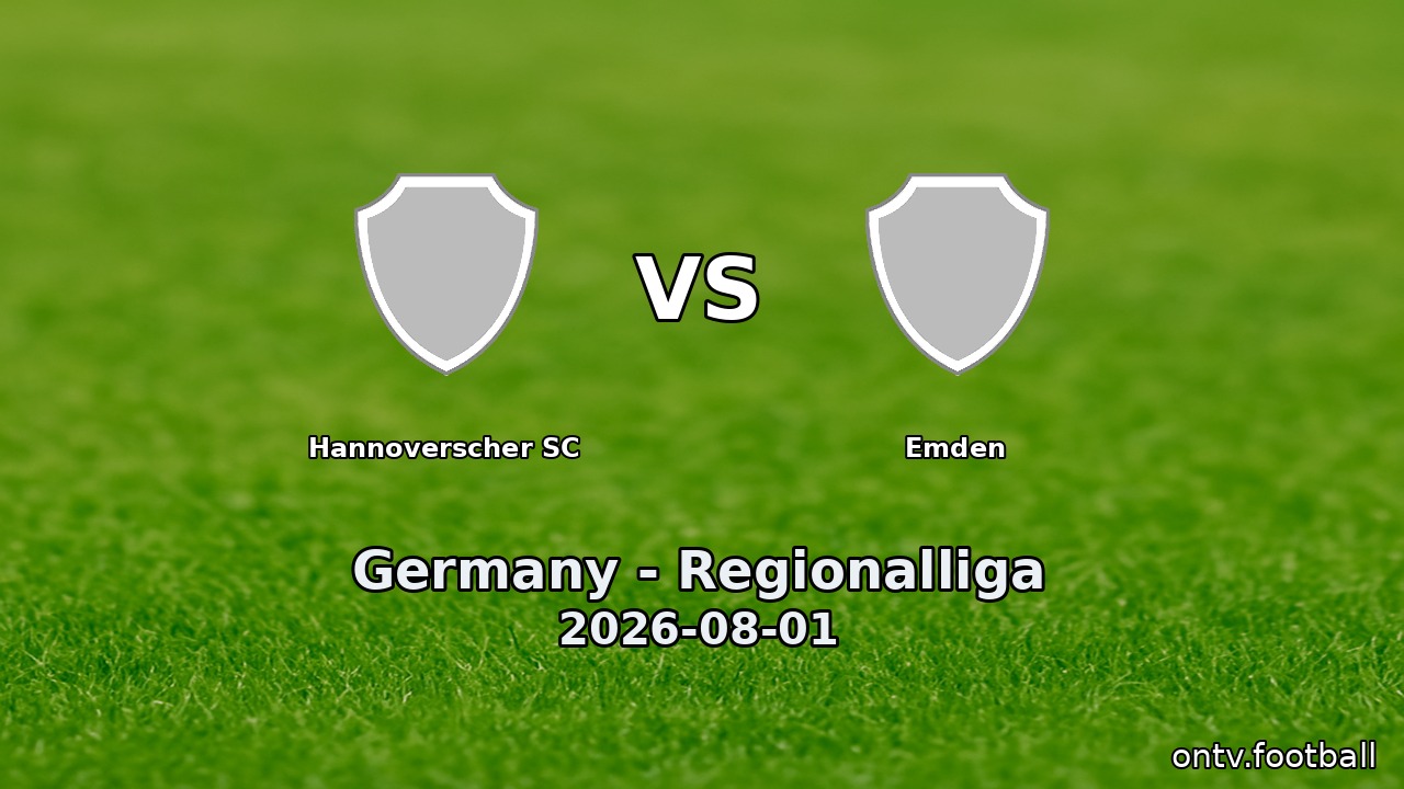 Hannoverscher SC vs Emden