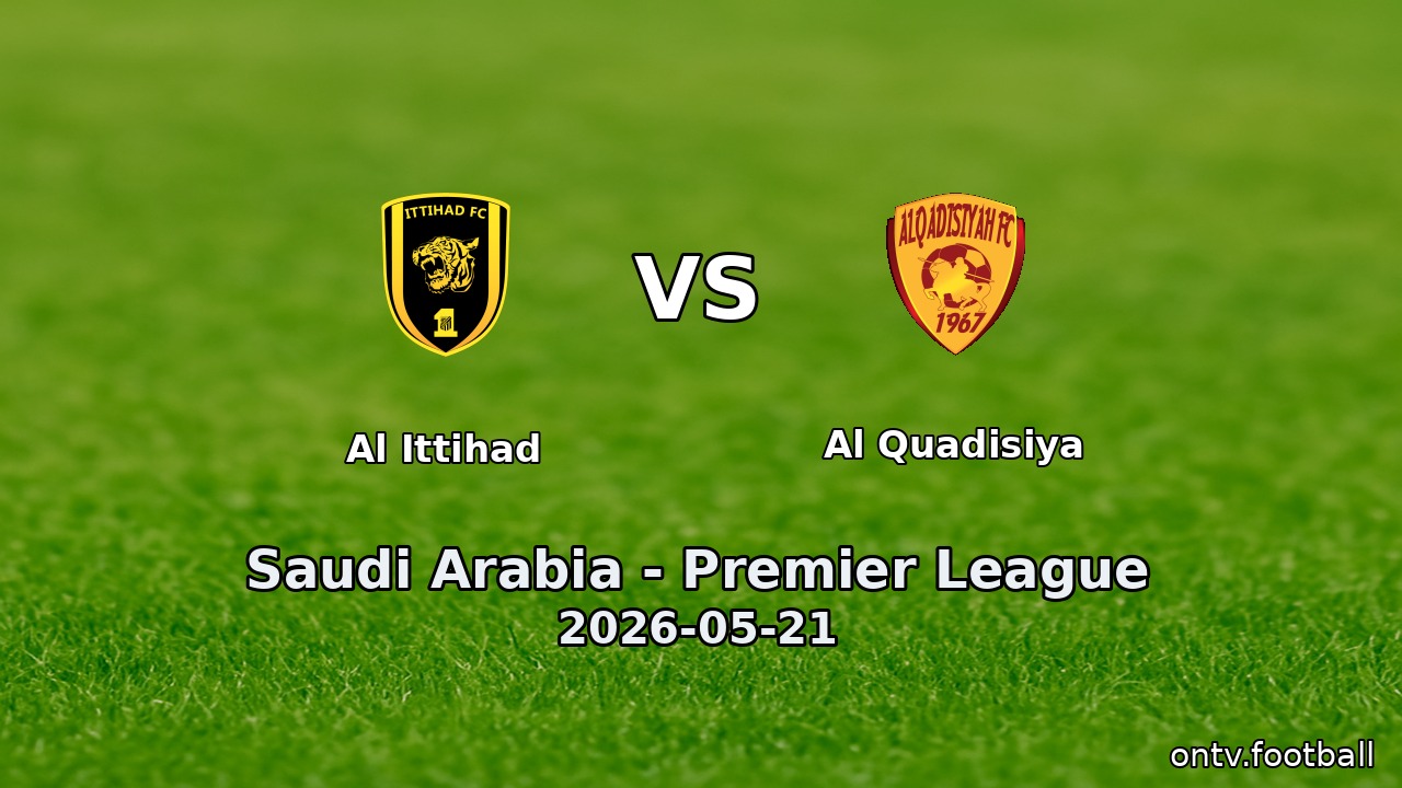 Al Ittihad vs Al Quadisiya