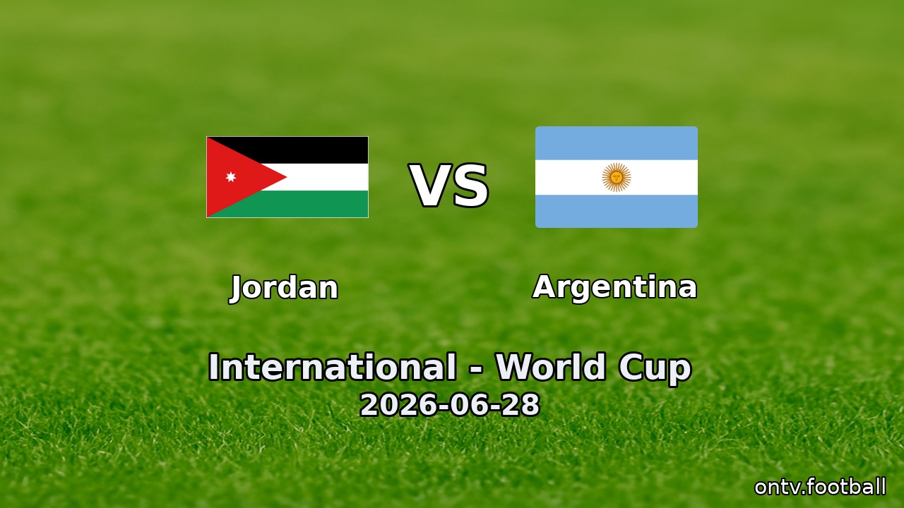Jordan vs Argentina