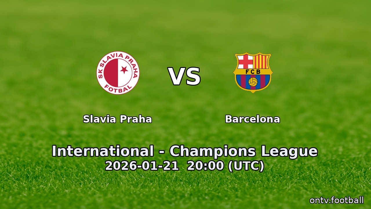 Slavia Praha vs Barcelona