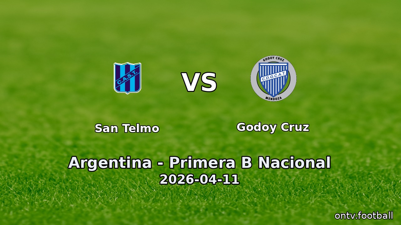 San Telmo vs Godoy Cruz