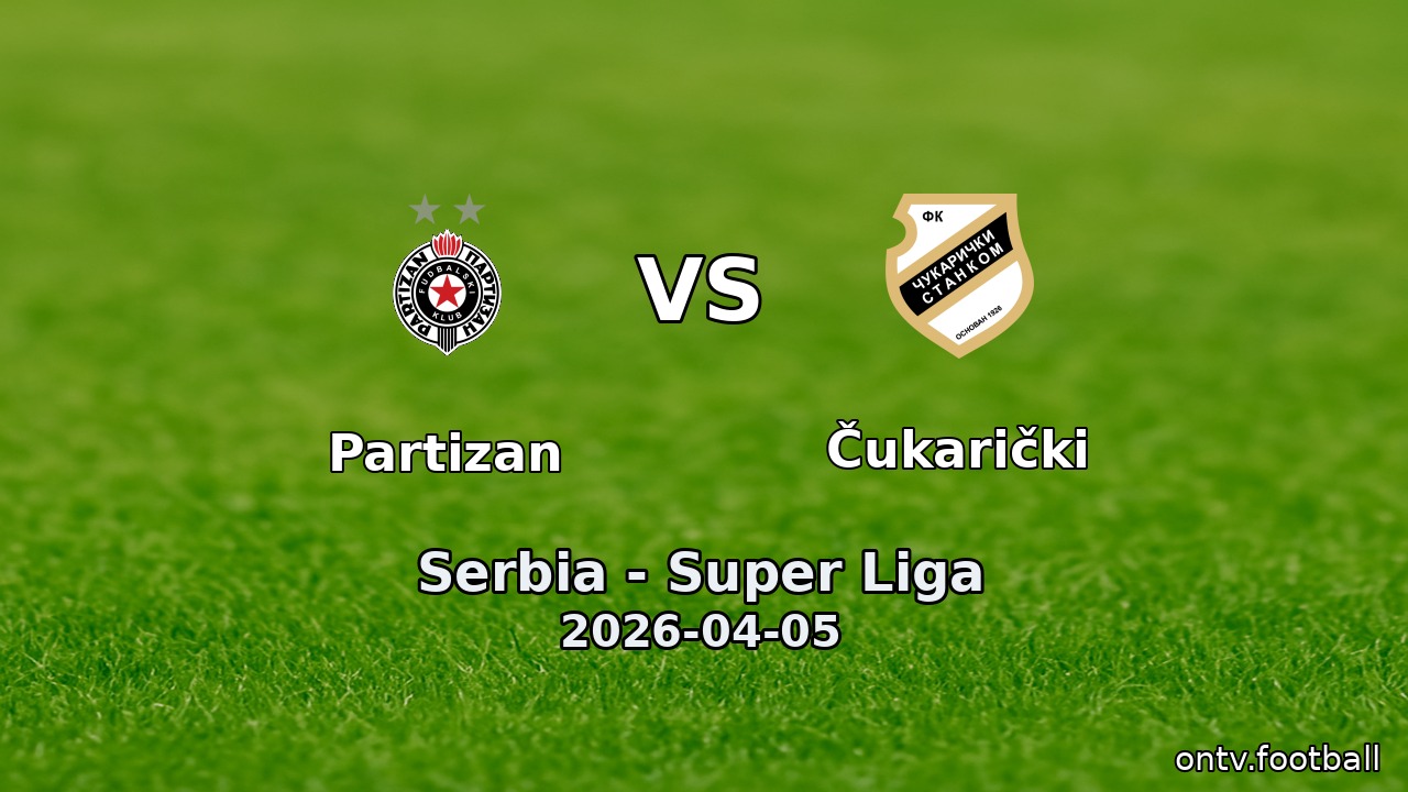 Partizan vs Čukarički