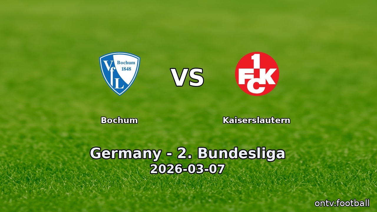 Bochum vs Kaiserslautern