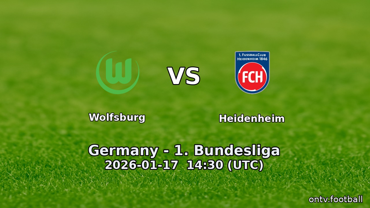 Wolfsburg vs Heidenheim