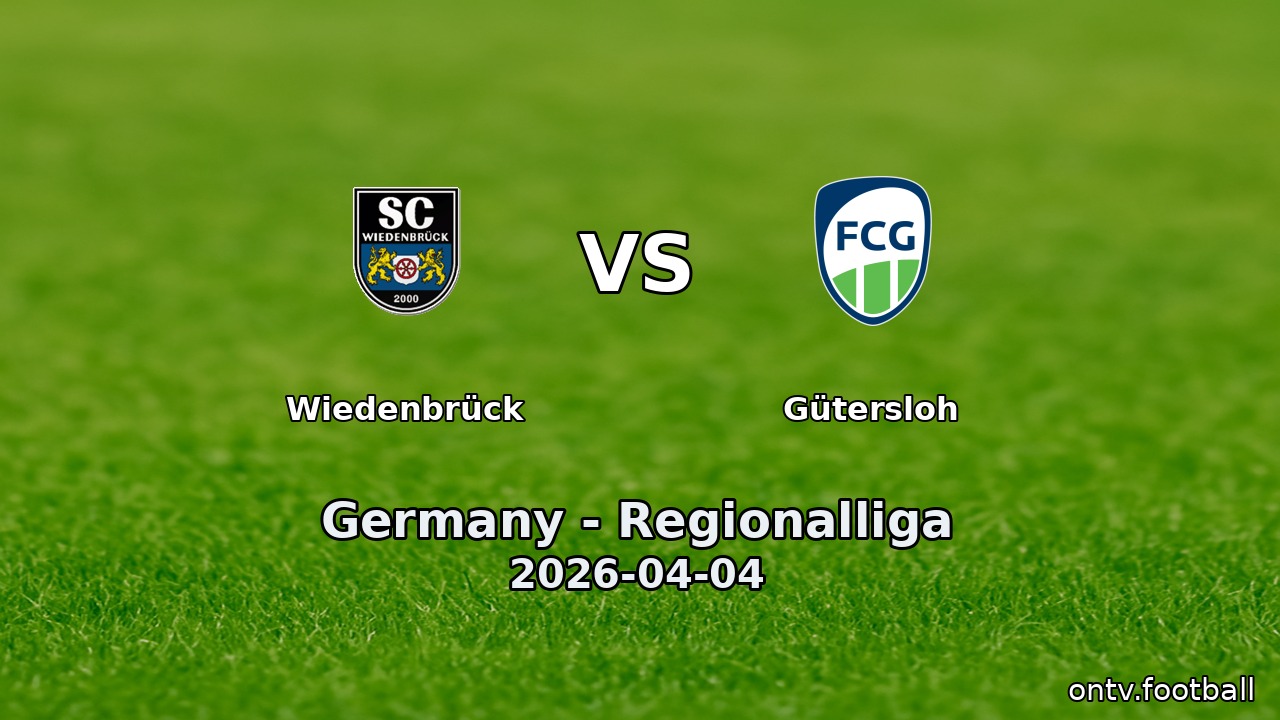 Wiedenbrück vs Gütersloh