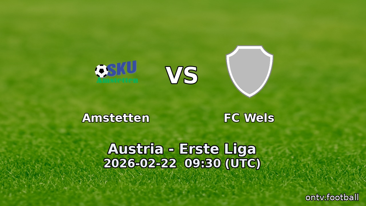 Amstetten vs FC Wels