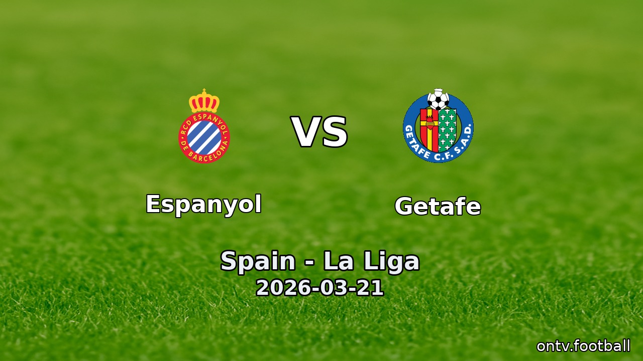 Espanyol vs Getafe