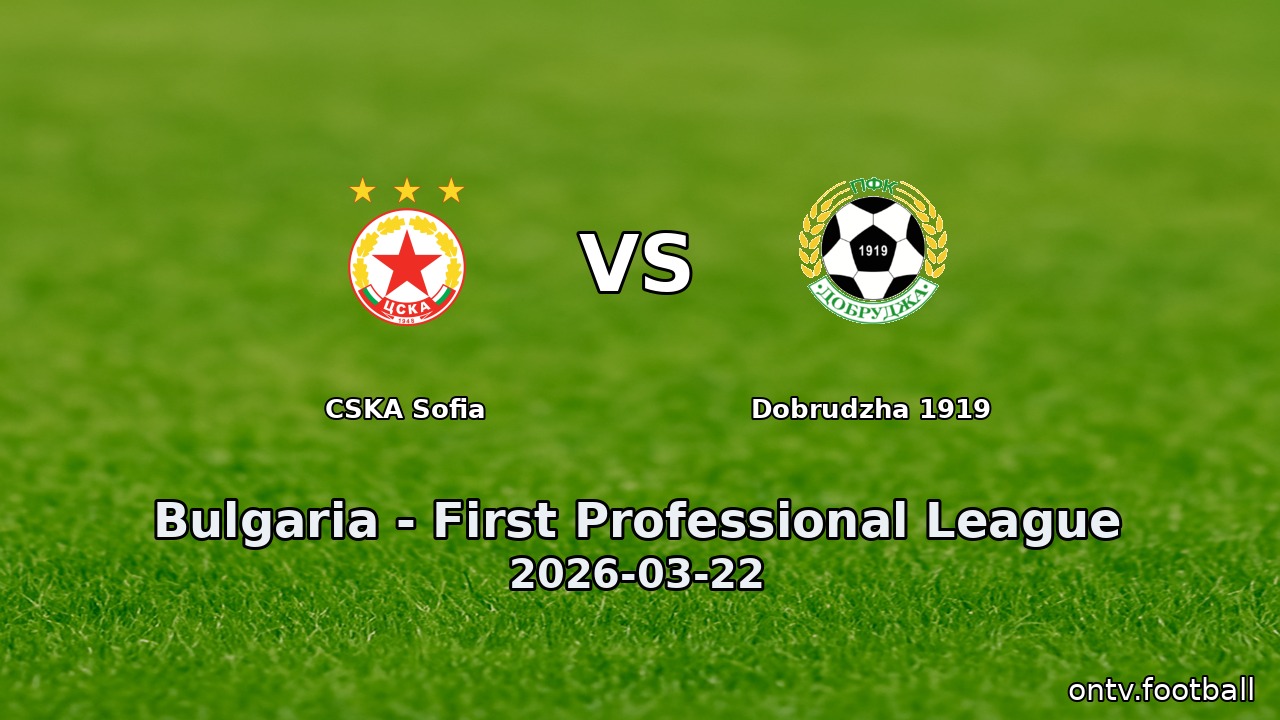 CSKA Sofia vs Dobrudzha 1919