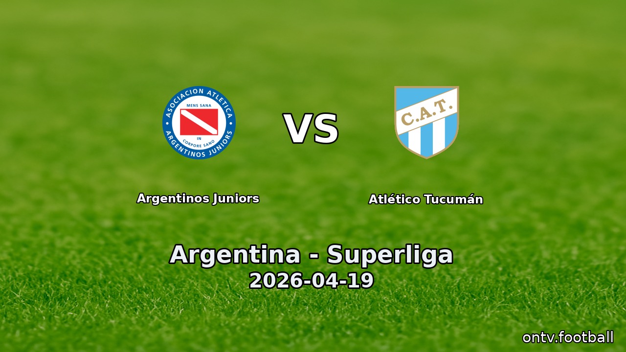 Argentinos Juniors vs Atlético Tucumán