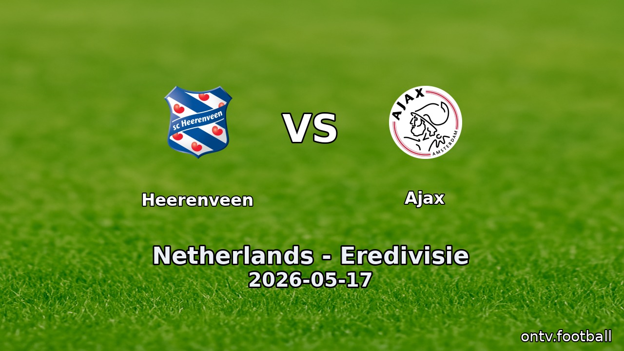 Heerenveen vs Ajax
