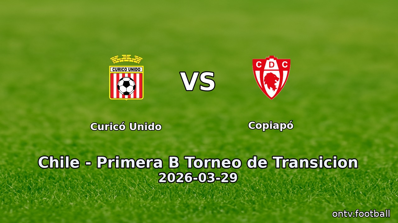 Curicó Unido vs Copiapó