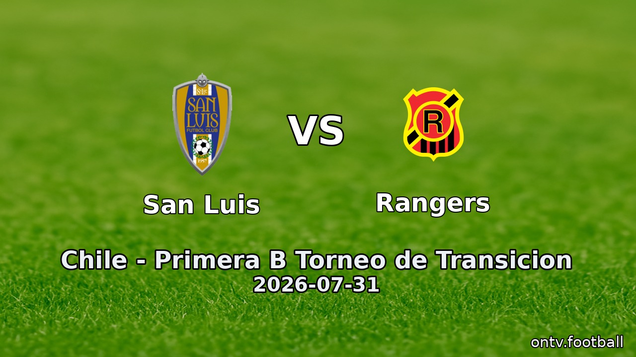 San Luis vs Rangers