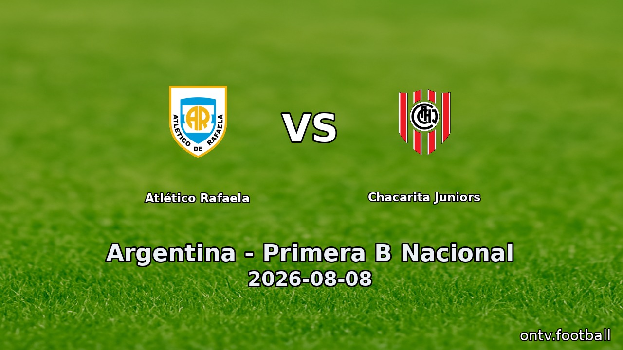 Atlético Rafaela vs Chacarita Juniors