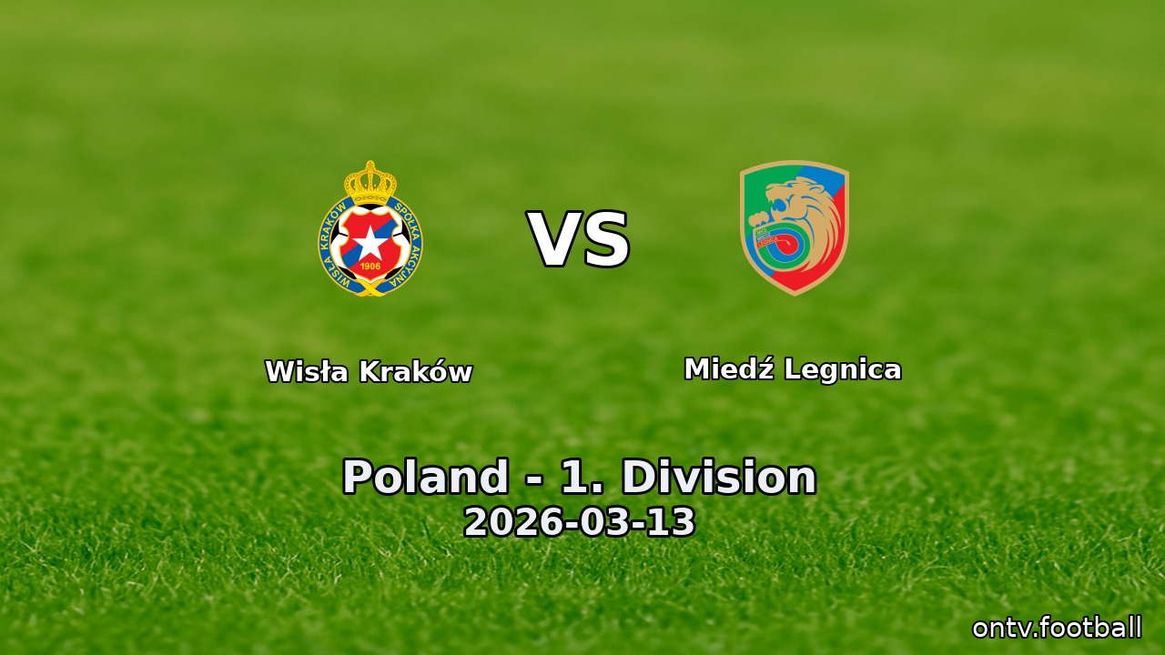 Wisła Kraków vs Miedź Legnica