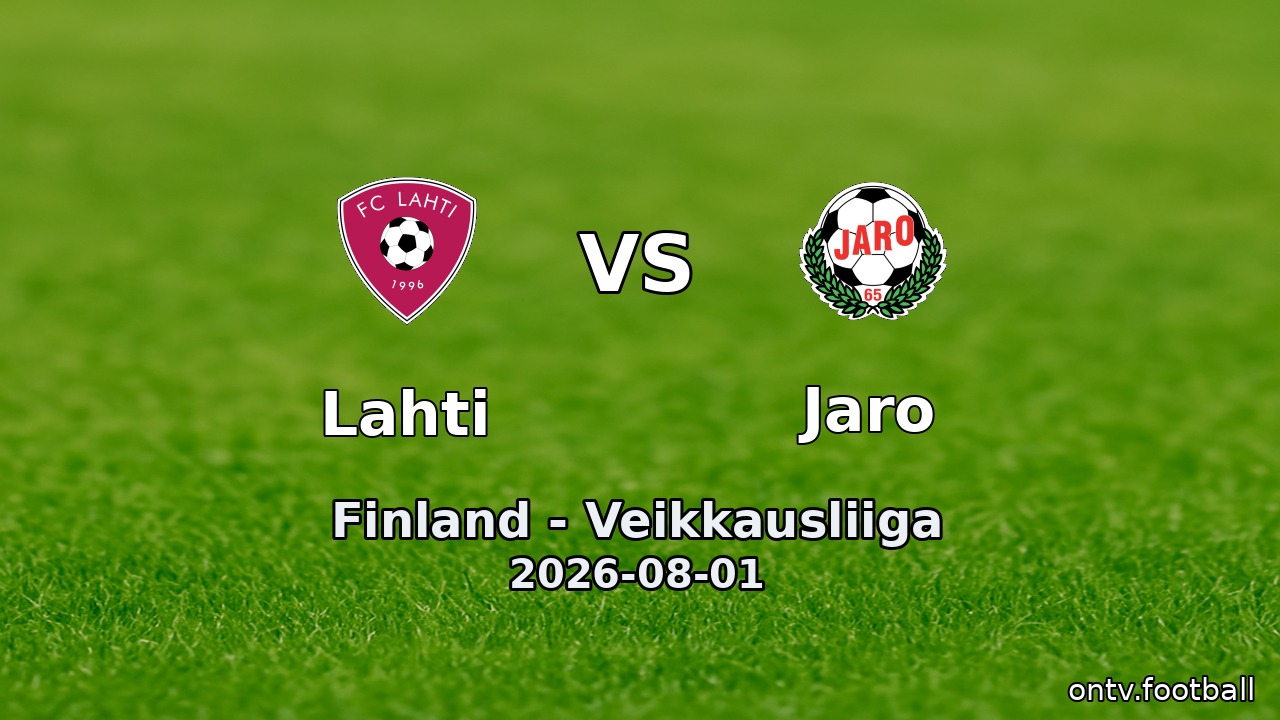 Lahti vs Jaro