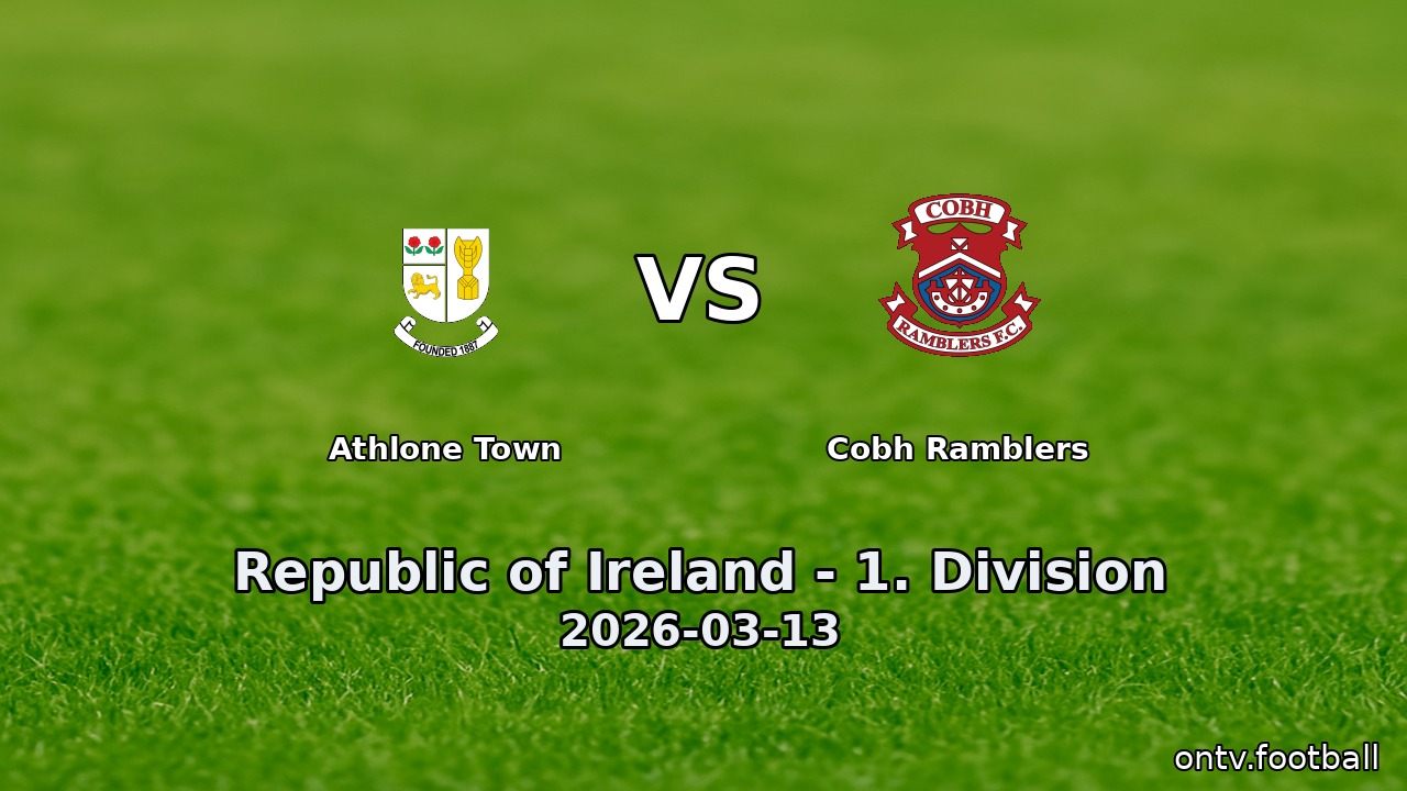 Athlone Town vs Cobh Ramblers