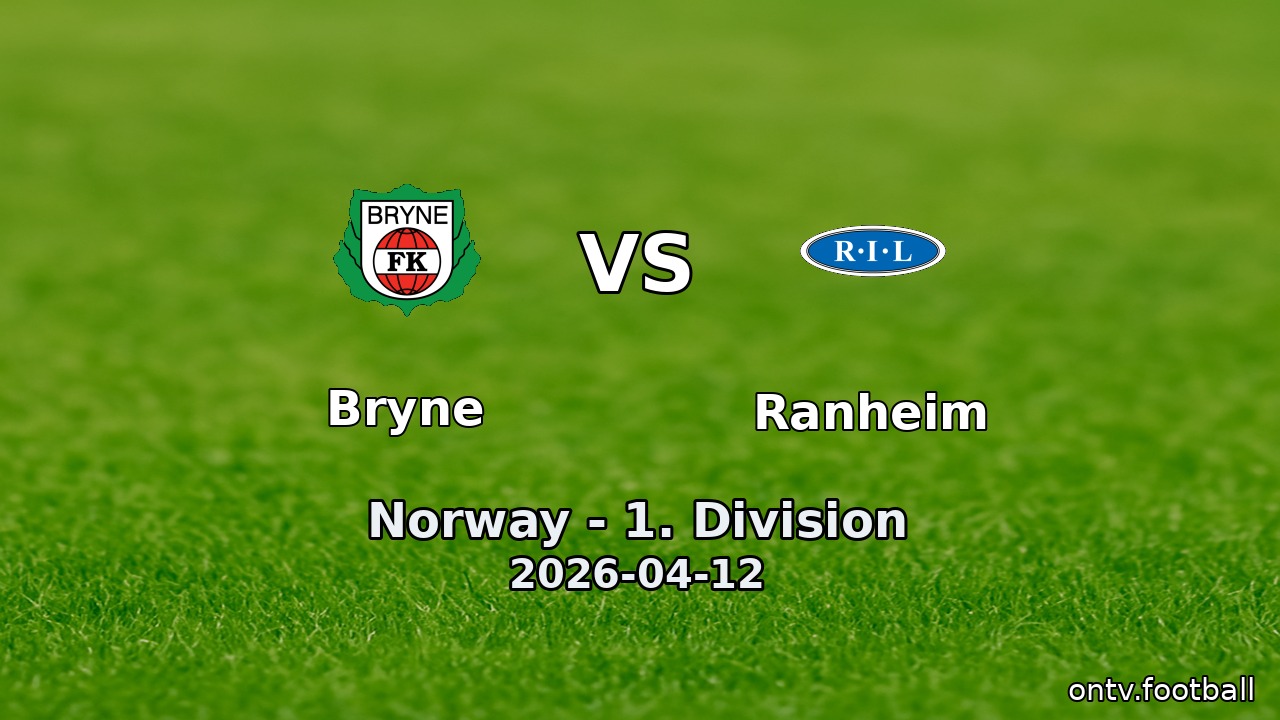 Bryne vs Ranheim