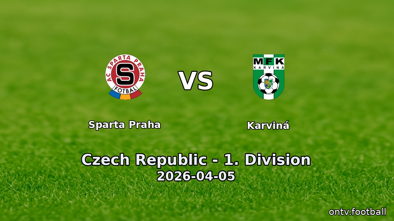 Sparta Praha vs Karviná