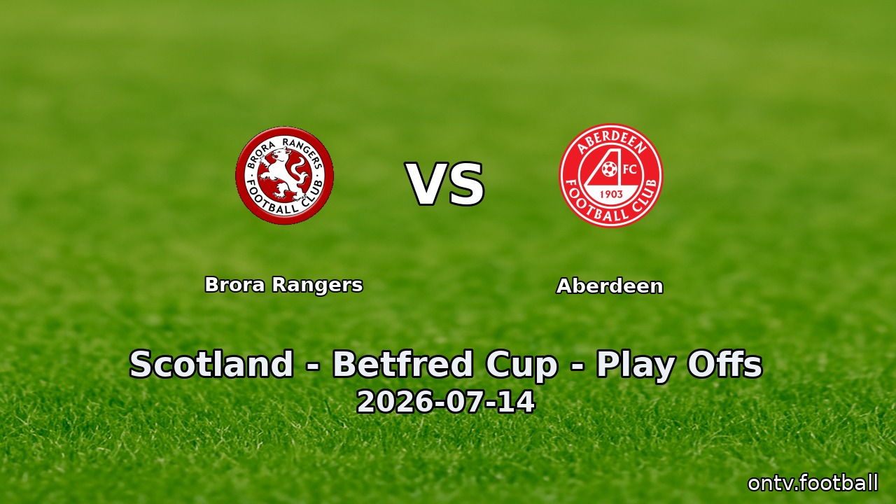Brora Rangers vs Aberdeen
