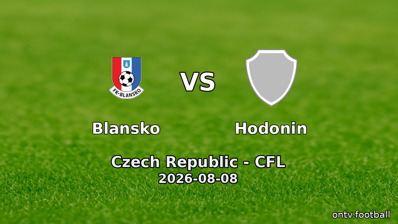 Blansko vs Hodonin