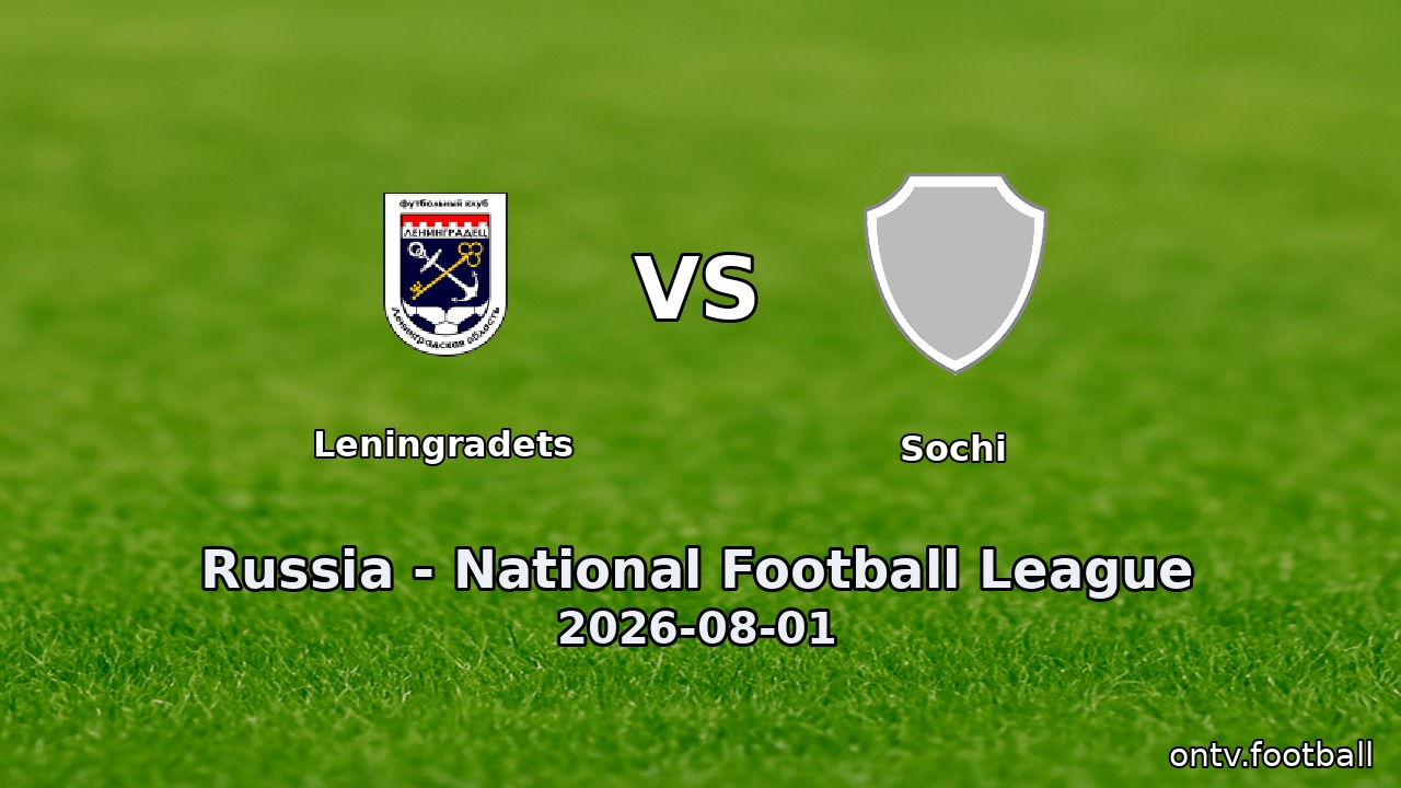 Leningradets vs Sochi