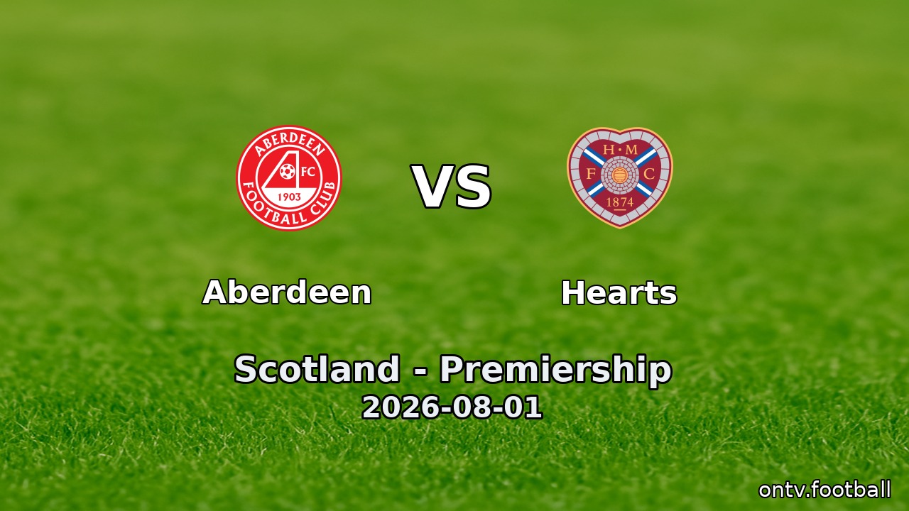 Aberdeen vs Hearts