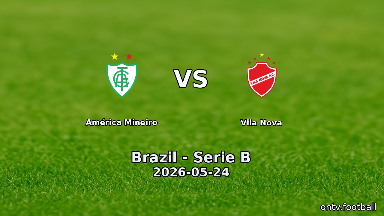 América Mineiro vs Vila Nova