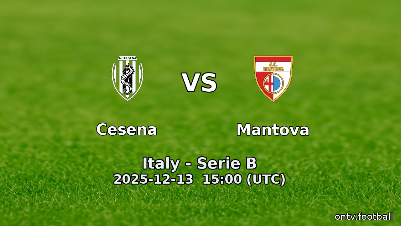 Cesena vs Mantova