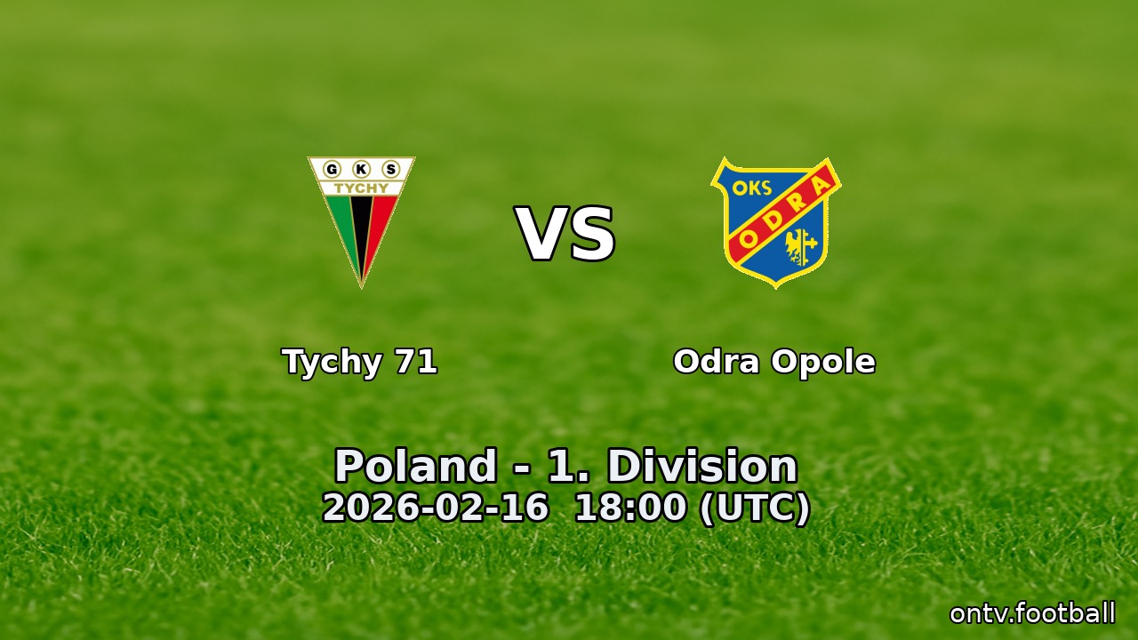 Tychy 71 vs Odra Opole