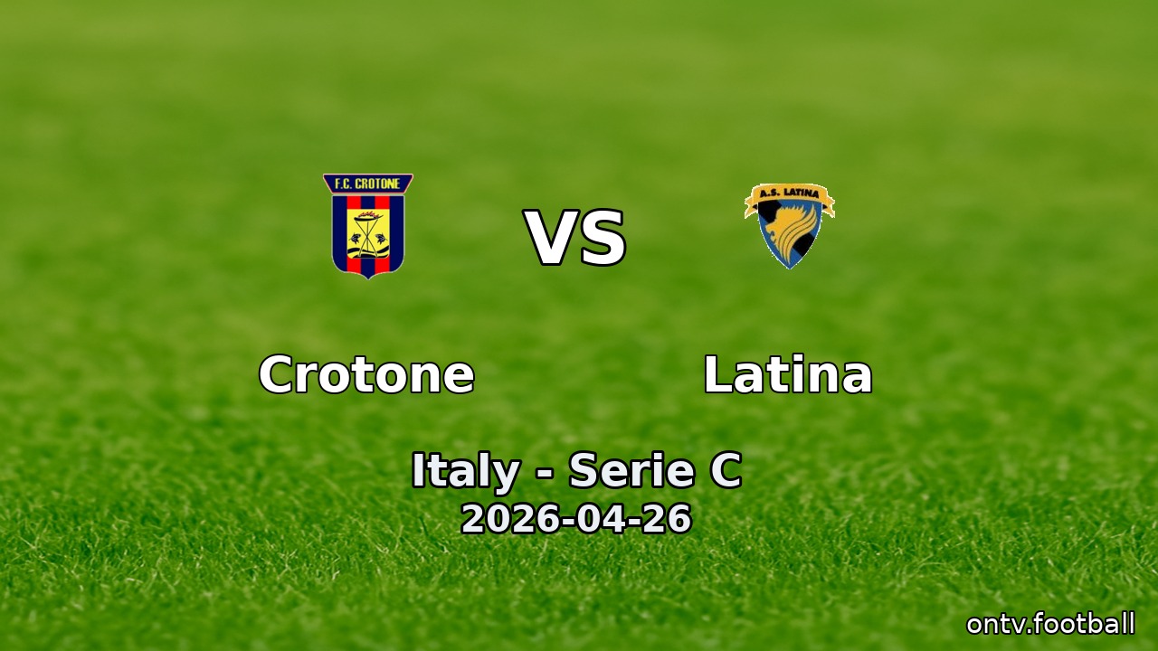Crotone vs Latina
