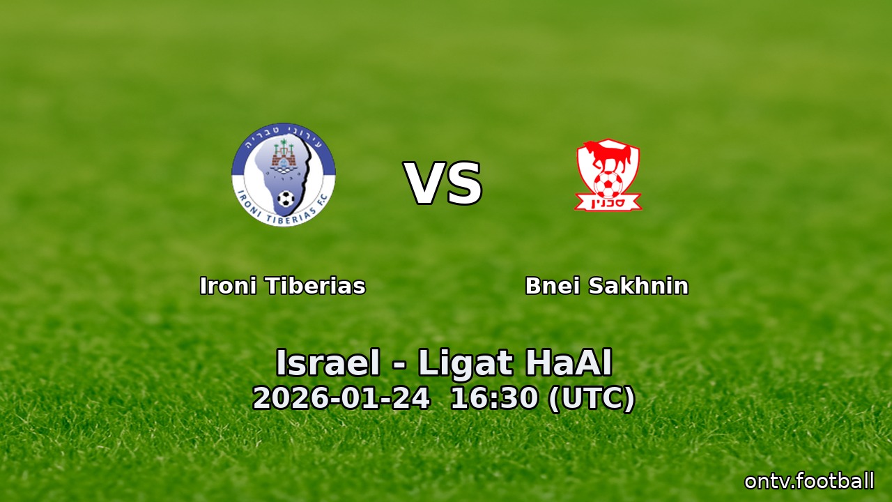 Ironi Tiberias vs Bnei Sakhnin