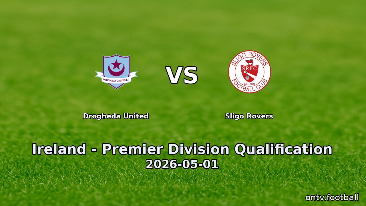 Drogheda United vs Sligo Rovers