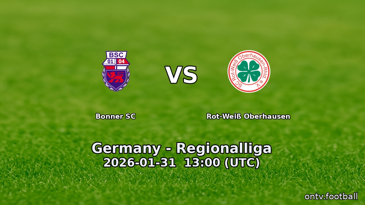 Bonner SC vs Rot-Weiß Oberhausen
